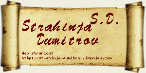 Strahinja Dumitrov vizit kartica